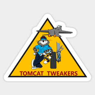 F-14 Tomcat - Triangle Tomcat Tweakers - Clean Style Sticker